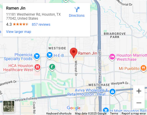 Location, 11181 Westheimer Road，Houston, TX 77042